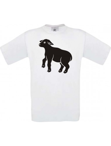 Cooles Kinder-Shirt Tiere Schäfchen, Schaf, weiss, 104