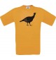 Cooles Kinder-Shirt Tiere Rebhuhn, Huhn, orange, 104