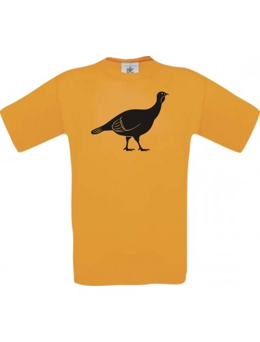 Cooles Kinder-Shirt Tiere Rebhuhn, Huhn, orange, 104