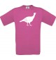 Cooles Kinder-Shirt Tiere Rebhuhn, Huhn, pink, 104