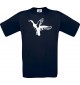 Cooles Kinder-Shirt Tiere Wildgans, Duck, Ente, Goose, blau, 104