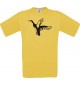 Cooles Kinder-Shirt Tiere Wildgans, Duck, Ente, Goose, gelb, 104