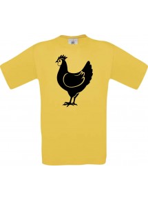 Cooles Kinder-Shirt Tiere Hahn, Chicken