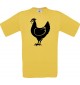 Cooles Kinder-Shirt Tiere Hahn, Chicken