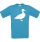 Cooles Kinder-Shirt Tiere Ente, atoll, 104