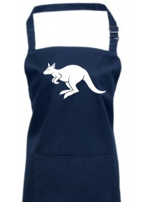 Kochschürze, Tiere Känguru Roo, navy