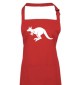 Kochschürze, Tiere Känguru Roo, rot