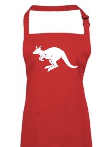 Kochschürze, Tiere Känguru Roo, rot