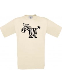 Männer-Shirt Funny Tiere Zebra