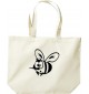 große Einkaufstasche, Shopper Funny Tiere Biene