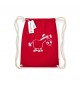 Organic Gymsac Funny Tiere Esel, rot