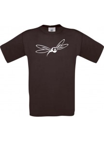 Männer-Shirt Funny Tiere Mücke Stechmücke , braun, L