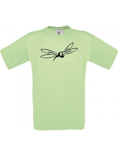 Männer-Shirt Funny Tiere Mücke Stechmücke , mint, L