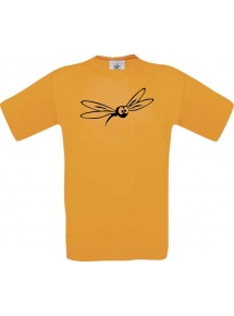 Männer-Shirt Funny Tiere Mücke Stechmücke , orange, L
