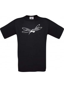 Männer-Shirt Funny Tiere Mücke Stechmücke , schwarz, L