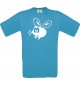 Cooles Kinder-Shirt Funny Tiere Fliege Mücke, atoll, 104
