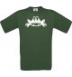 Cooles Kinder-Shirt Funny Tiere Frosch Kröte, dunkelgruen, 104