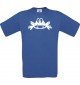 Cooles Kinder-Shirt Funny Tiere Frosch Kröte, royalblau, 104