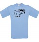 Cooles Kinder-Shirt Funny Tiere Schäfchen, hellblau, 104