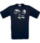 Cooles Kinder-Shirt Funny Tiere Pferd Pony, blau, 104