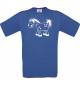 Cooles Kinder-Shirt Funny Tiere Pferd Pony, royalblau, 104