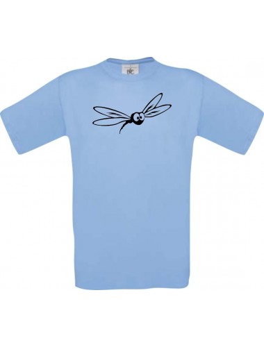 Cooles Kinder-Shirt Funny Tiere Mücke Stechmücke , hellblau, 104