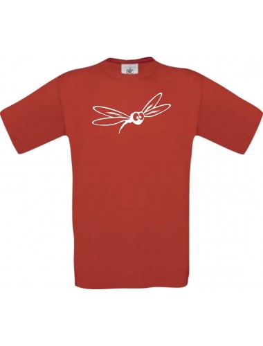 Cooles Kinder-Shirt Funny Tiere Mücke Stechmücke , rot, 104