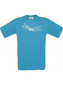Cooles Kinder-Shirt Funny Tiere Fliege Insekt, atoll, 104