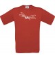 Cooles Kinder-Shirt Funny Tiere Fliege Insekt, rot, 104
