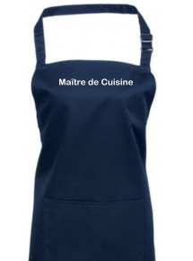 Kochschürze, Maître de Cuisine Küche Service Kochen Backen Großküche, navy
