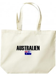 große Einkaufstasche, Australien Land Länder Fussball,