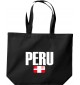 große Einkaufstasche, Peru Land Länder Fussball,