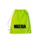 Turnbeutel Nigeria Land Länder Fussball