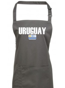 Kochschürze, Uruguay Land Länder Fussball, darkgrey