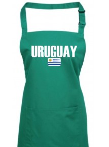 Kochschürze, Uruguay Land Länder Fussball, emerald