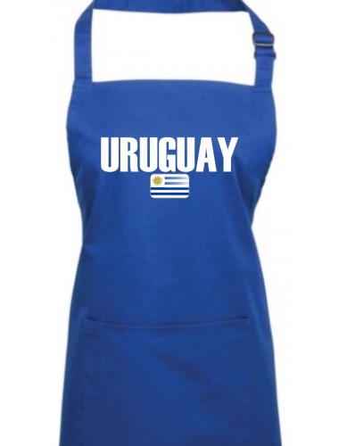 Kochschürze, Uruguay Land Länder Fussball, royal