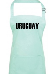 Kochschürze, Uruguay Land Länder Fussball, aqua