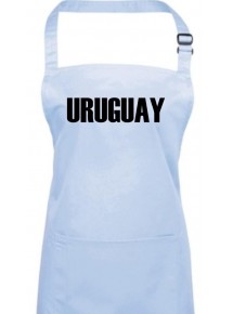 Kochschürze, Uruguay Land Länder Fussball, lightblue