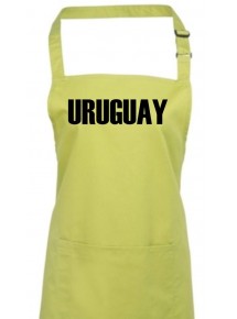Kochschürze, Uruguay Land Länder Fussball, lime