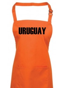 Kochschürze, Uruguay Land Länder Fussball, orange