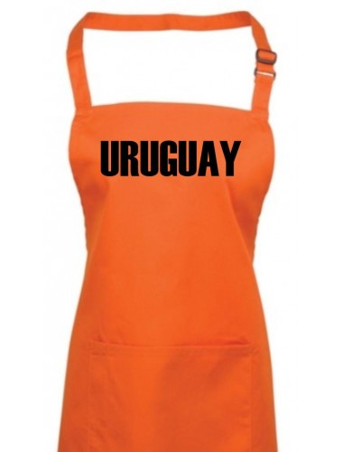 Kochschürze, Uruguay Land Länder Fussball, orange