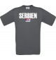 Man T-Shirt Fußball Ländershirt Serbien