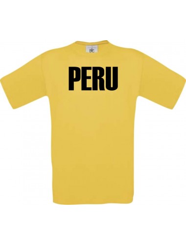 Man T-Shirt Fußball Ländershirt Peru