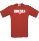 Kinder T-Shirt Fußball Ländershirt Tunesien, rot, 104