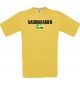 Kinder T-Shirt Fußball Ländershirt Saudiarabien, gelb, 104