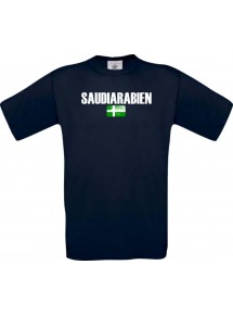 Kinder T-Shirt Fußball Ländershirt Saudiarabien, navy, 104