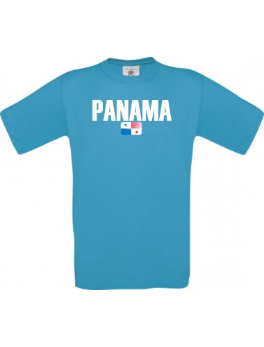 Kinder T-Shirt Fußball Ländershirt Panama, türkis, 104