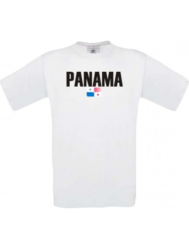 Kinder T-Shirt Fußball Ländershirt Panama, weiss, 104
