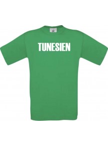 Kinder T-Shirt Fußball Ländershirt Tunesien, kelly, 104