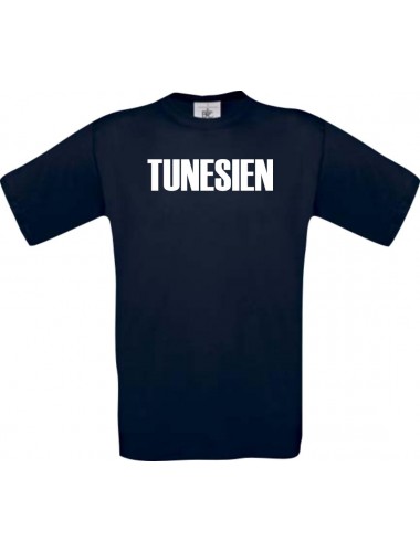 Kinder T-Shirt Fußball Ländershirt Tunesien, navy, 104
